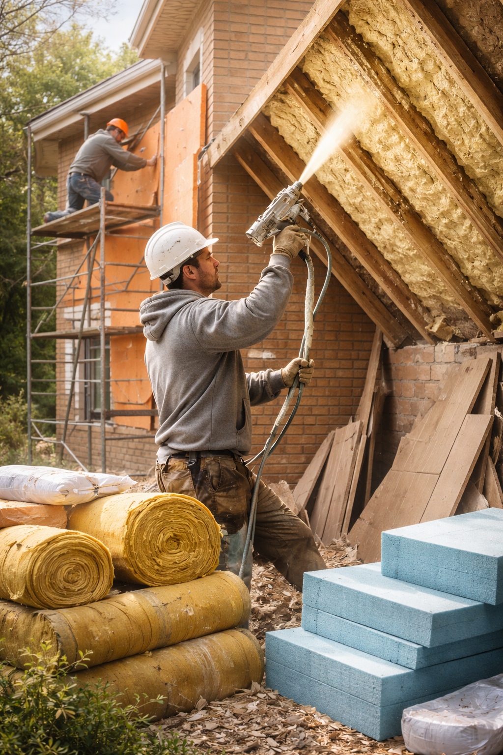 Утепление домов в Конаково под ключ от 4258 руб/м2 | Профессионально — ТепломастерКнк