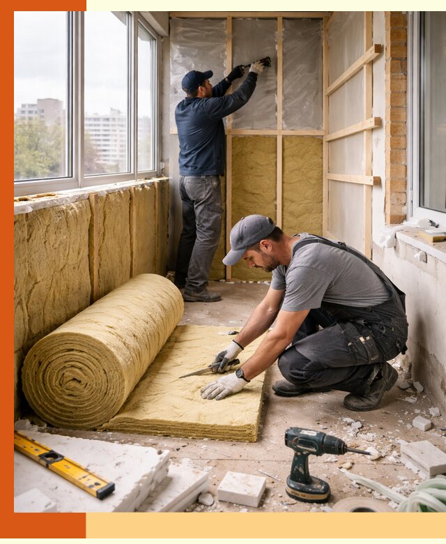 Утепление балкона под ключ в Конаково качественно и быстро